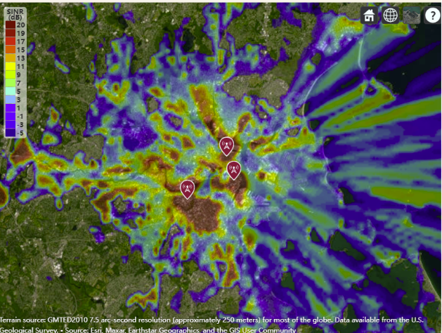 RF propagation visualization